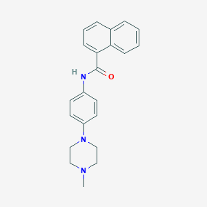 N-[4-(4-methylpiperazin-1-yl)phenyl]naphthalene-1-carboxamide