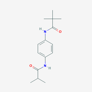 2,2-dimethyl-N-[4-(2-methylpropanamido)phenyl]propanamide