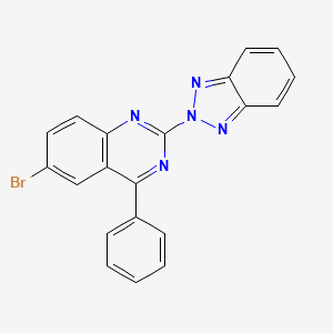 2-(2H-1,2,3-benzotriazol-2-yl)-6-bromo-4-phenylquinazoline