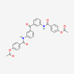 carbonylbis(3,1-phenyleneiminocarbonyl-4,1-phenylene) diacetate