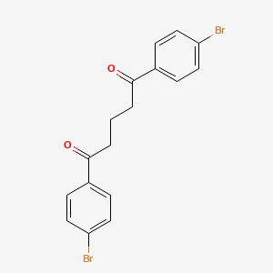 molecular formula C17H14Br2O2 B3696791 1,5-bis(4-bromophenyl)-1,5-pentanedione CAS No. 35333-25-6