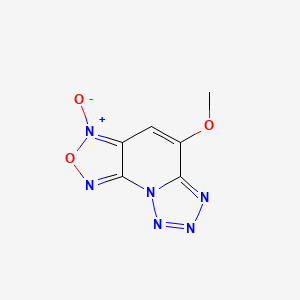 molecular formula C6H4N6O3 B3696799 5-methoxy[1,2,5]oxadiazolo[3,4-e]tetrazolo[1,5-a]pyridine 3-oxide 