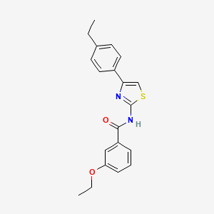 3-ethoxy-N-[4-(4-ethylphenyl)-1,3-thiazol-2-yl]benzamide