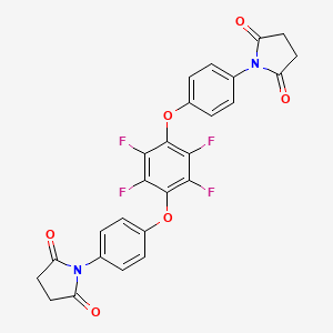 1,1'-[(2,3,5,6-tetrafluoro-1,4-phenylene)bis(oxy-4,1-phenylene)]di(2,5-pyrrolidinedione)