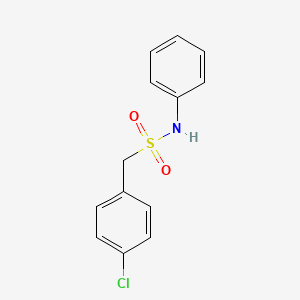 1-(4-chlorophenyl)-N-phenylmethanesulfonamide