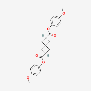 bis(4-methoxyphenyl) spiro[3.3]heptane-2,6-dicarboxylate