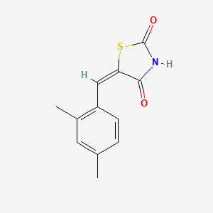 molecular formula C12H11NO2S B3697125 5-(2,4-dimethylbenzylidene)-1,3-thiazolidine-2,4-dione 