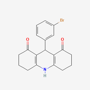 9-(3-bromophenyl)-3,4,6,7,9,10-hexahydro-1,8(2H,5H)-acridinedione