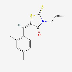 3-allyl-5-(2,4-dimethylbenzylidene)-2-thioxo-1,3-thiazolidin-4-one