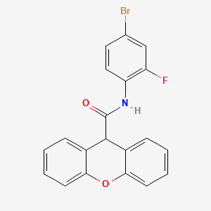 N-(4-bromo-2-fluorophenyl)-9H-xanthene-9-carboxamide