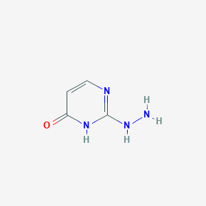 2-hydrazinylpyrimidin-4(3H)-one