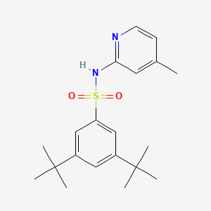 3,5-ditert-butyl-N-(4-methylpyridin-2-yl)benzenesulfonamide