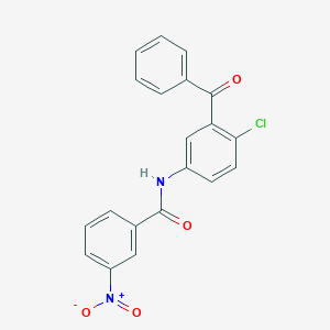 N-(3-benzoyl-4-chlorophenyl)-3-nitrobenzamide