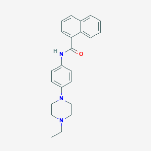 N-[4-(4-ethylpiperazin-1-yl)phenyl]naphthalene-1-carboxamide