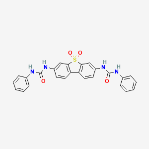 N,N''-(5,5-dioxidodibenzo[b,d]thiene-3,7-diyl)bis(N'-phenylurea)