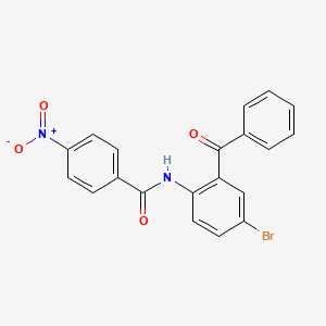 N-(2-benzoyl-4-bromophenyl)-4-nitrobenzamide