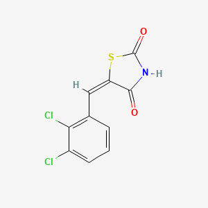 molecular formula C10H5Cl2NO2S B3697861 5-(2,3-dichlorobenzylidene)-1,3-thiazolidine-2,4-dione 