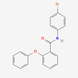 molecular formula C19H14BrNO2 B3697939 N-(4-bromophenyl)-2-phenoxybenzamide 