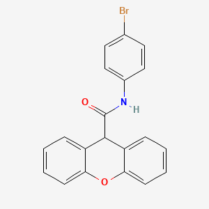 N-(4-bromophenyl)-9H-xanthene-9-carboxamide