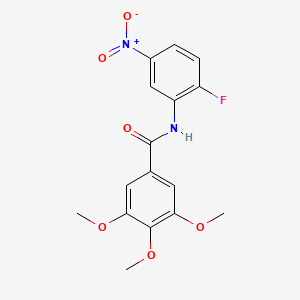 N-(2-fluoro-5-nitrophenyl)-3,4,5-trimethoxybenzamide