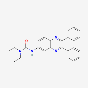 N'-(2,3-diphenyl-6-quinoxalinyl)-N,N-diethylurea