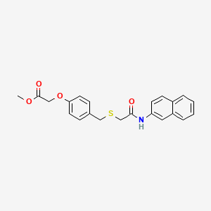 methyl [4-({[2-(2-naphthylamino)-2-oxoethyl]thio}methyl)phenoxy]acetate