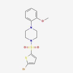 1-[(5-bromo-2-thienyl)sulfonyl]-4-(2-methoxyphenyl)piperazine