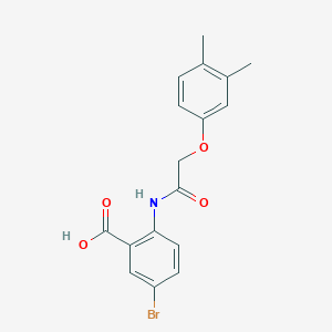 5-bromo-2-{[(3,4-dimethylphenoxy)acetyl]amino}benzoic acid