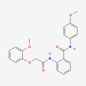 2-{[(2-methoxyphenoxy)acetyl]amino}-N-(4-methoxyphenyl)benzamide