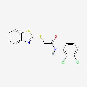 2-(1,3-benzothiazol-2-ylsulfanyl)-N-(2,3-dichlorophenyl)acetamide