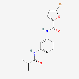 5-bromo-N-[3-(isobutyrylamino)phenyl]-2-furamide