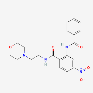 N-[2-(morpholin-4-yl)ethyl]-4-nitro-2-[(phenylcarbonyl)amino]benzamide