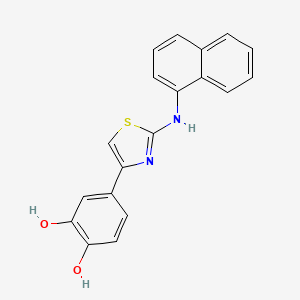 4-[2-(1-naphthylamino)-1,3-thiazol-4-yl]-1,2-benzenediol