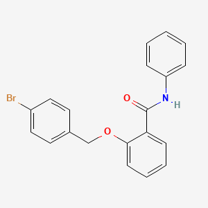 2-[(4-bromobenzyl)oxy]-N-phenylbenzamide