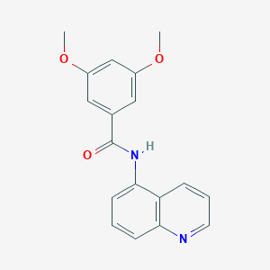 3,5-dimethoxy-N-quinolin-5-ylbenzamide