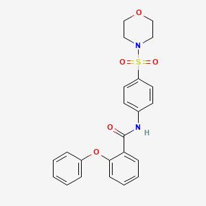 N-[4-(MORPHOLINE-4-SULFONYL)PHENYL]-2-PHENOXYBENZAMIDE