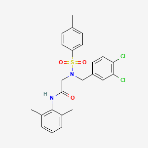 N~2~-(3,4-dichlorobenzyl)-N-(2,6-dimethylphenyl)-N~2~-[(4-methylphenyl)sulfonyl]glycinamide