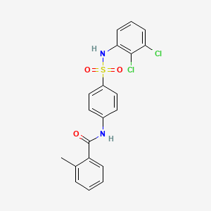 N-(4-{[(2,3-dichlorophenyl)amino]sulfonyl}phenyl)-2-methylbenzamide