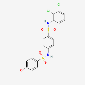 N-(4-{[(2,3-dichlorophenyl)amino]sulfonyl}phenyl)-4-methoxybenzenesulfonamide