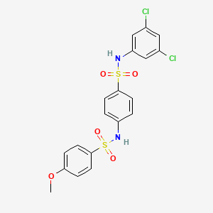 N-(4-{[(3,5-dichlorophenyl)amino]sulfonyl}phenyl)-4-methoxybenzenesulfonamide