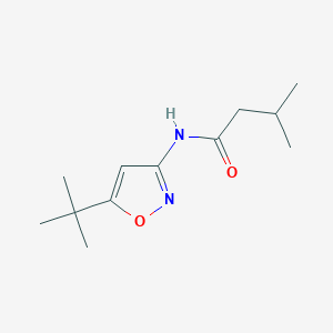 N-(5-tert-butyl-1,2-oxazol-3-yl)-3-methylbutanamide