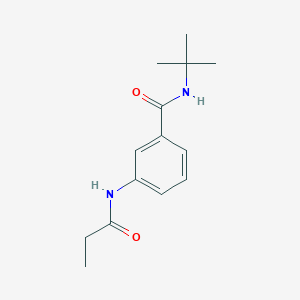 N-(tert-butyl)-3-(propionylamino)benzamide