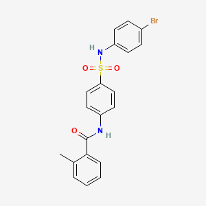 N-[4-[(4-bromophenyl)sulfamoyl]phenyl]-2-methylbenzamide