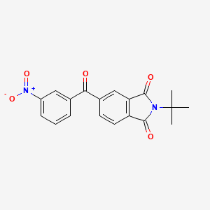 2-tert-butyl-5-(3-nitrobenzoyl)-1H-isoindole-1,3(2H)-dione