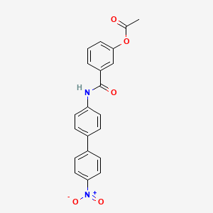 3-{[(4'-nitro-4-biphenylyl)amino]carbonyl}phenyl acetate