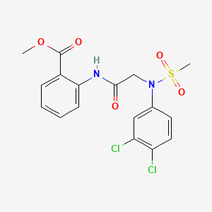 methyl 2-{[N-(3,4-dichlorophenyl)-N-(methylsulfonyl)glycyl]amino}benzoate