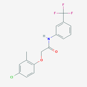 2-(4-chloro-2-methylphenoxy)-N-[3-(trifluoromethyl)phenyl]acetamide