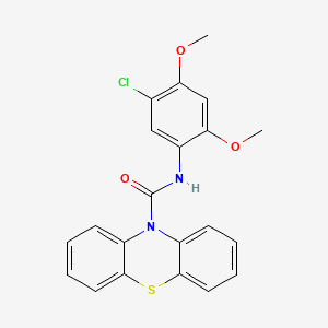 N-(5-chloro-2,4-dimethoxyphenyl)-10H-phenothiazine-10-carboxamide