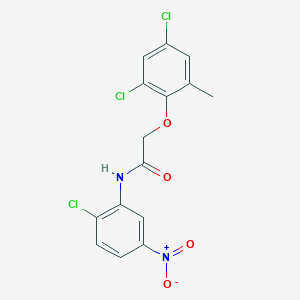 N-(2-chloro-5-nitrophenyl)-2-(2,4-dichloro-6-methylphenoxy)acetamide