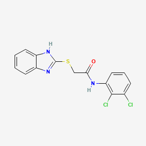 2-(1H-1,3-benzodiazol-2-ylsulfanyl)-N-(2,3-dichlorophenyl)acetamide